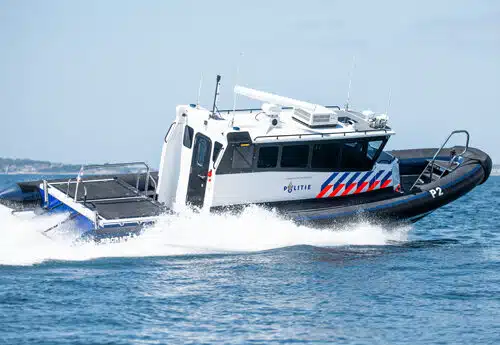 RIBCRAFT RIB Boat with Micro Cabin and Fully Enclosed Cabins model using in Dutch Police